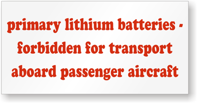 Lithium Battery Handling &amp; Mark Shipping Labels