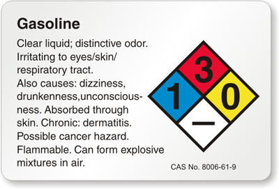 Gasoline-NFPA-Chemical-Label-LB-1592-061.gif