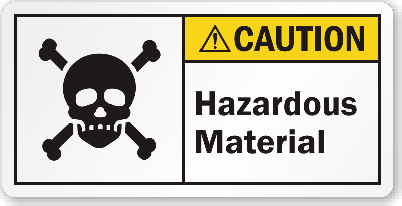 Hazardous Waste Label Template