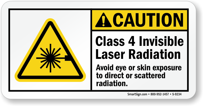 Avoid Eye Or Skin Exposure To Direct Radiation OSHA Sign.