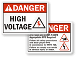 ANSI Warning Labels | Free Shipping options