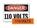 High Voltage Signs – 110 Volts