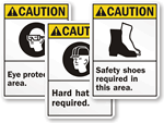 ANSI Caution Signs