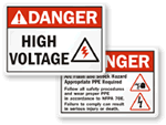 ANSI Danger Labels