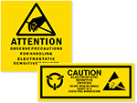 Anti Static Caution Labels