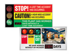 Big Stoplight Scoreboards