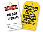 Bilingual Lockout Tags
