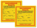 California Hazardous Waste Labels