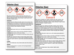 Chlorine GHS Labels