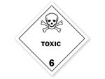 Class 6 Toxic Hazmat Labels