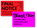 Past Due Labels & Thank You Stickers