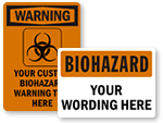 Custom Biohazard Stickers