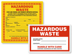 Custom Hazardous Waste Labels