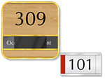Room Number Sliding Signs