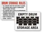 Drum Storage Labels