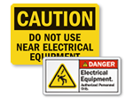 Electrical Safety Labels | Electrical Warning Stickers