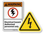 Electrical Utility Warning Signs and Labels