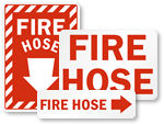 Fire Hose Signs