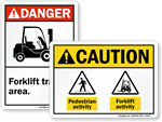 Forklift Safety Signs