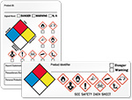 GHS and NFPA Combo Labels