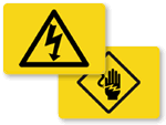 High Voltage Symbol Labels