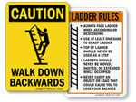 Ladder Safety Signs | Scaffold Safety Signs