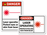 Laser Warning Labels