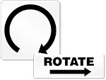 Machine Rotation Labels