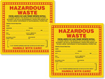 New Jersey Hazardous Waste Labels