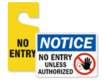 No Entry Signs