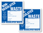 Non Regulated Waste Labels