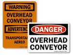 Overhead Conveyor Signs