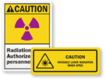 Radiation Hazard Signs