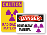 Radioactive Material Signs