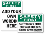 Safety First Labels