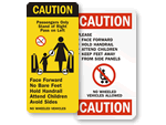 Escalator and Elevator Safety Labels
