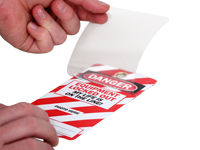 Self Laminating Lockout Tags