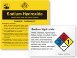 Sodium Hydroxide Signs