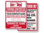 Tow Company Signs
