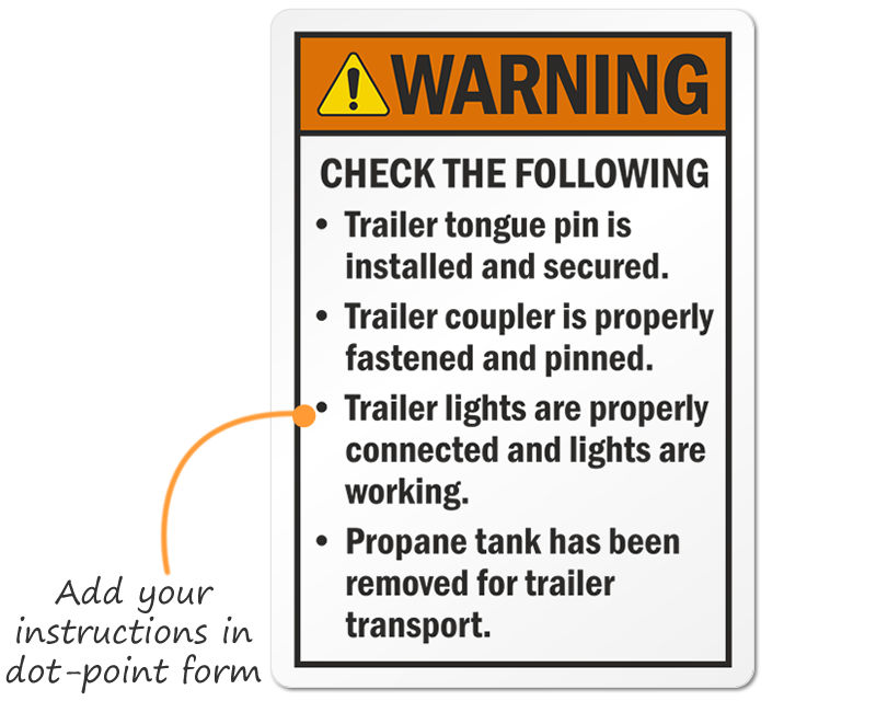 thumbnail image 2 of Custom Warning Labels – 4.5 X 2 – Choose Your Own Text & Design – Buy 1 Get 1 Free! 2 of 4