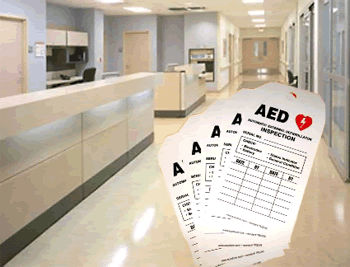 AED Inspection Tags