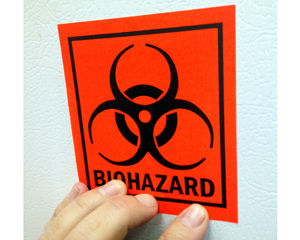 Biohazard _ WARNAUFKLEBER _ Sticker _ ca 10cm