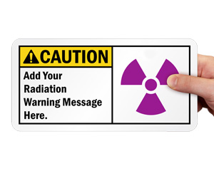 Custom Radiation Label