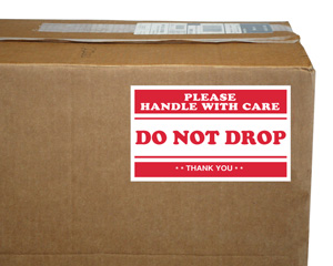 Please Handle With Care Do Not Drop Shipping Labels