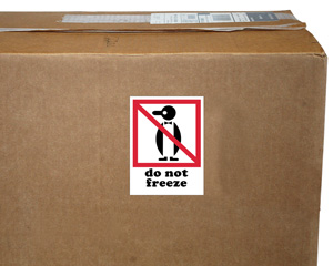 Do Not Freeze Label