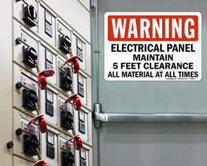 Electrical Panel Warning Labels