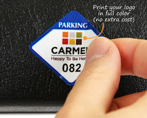 Full color mirror decals
