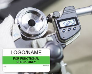 for functional check only label