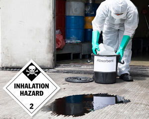 Class 2 Inhalation Hazard Graphic Placard