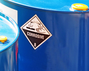 Corrosive Label